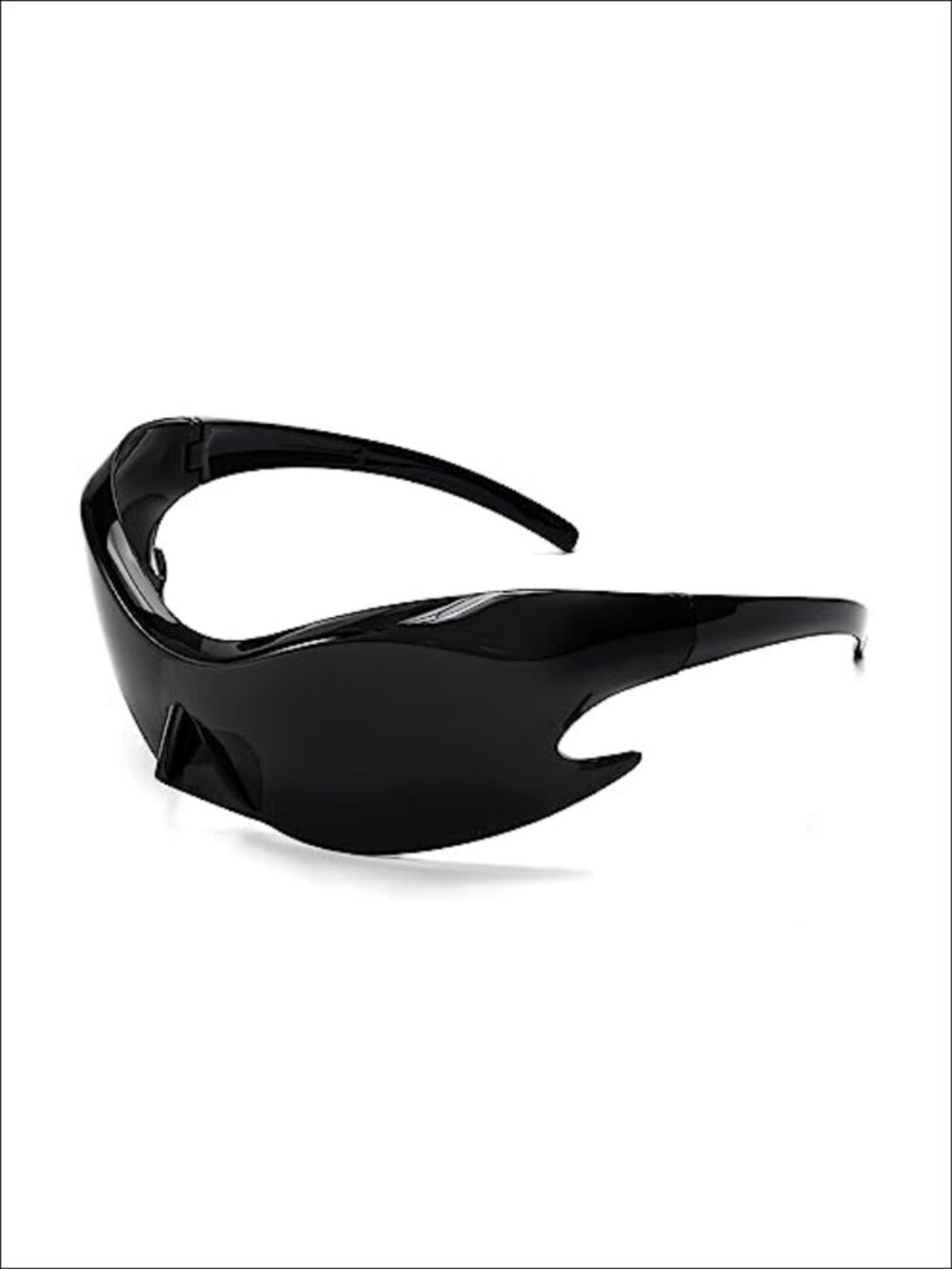 Futuristic Alien Y2K Wrap Around Shield Sunglasses UV400